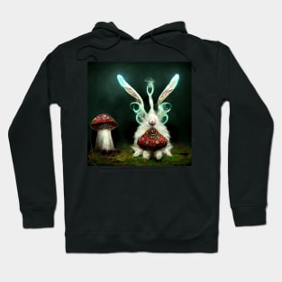 White Rabbit Fungi Friend Hoodie